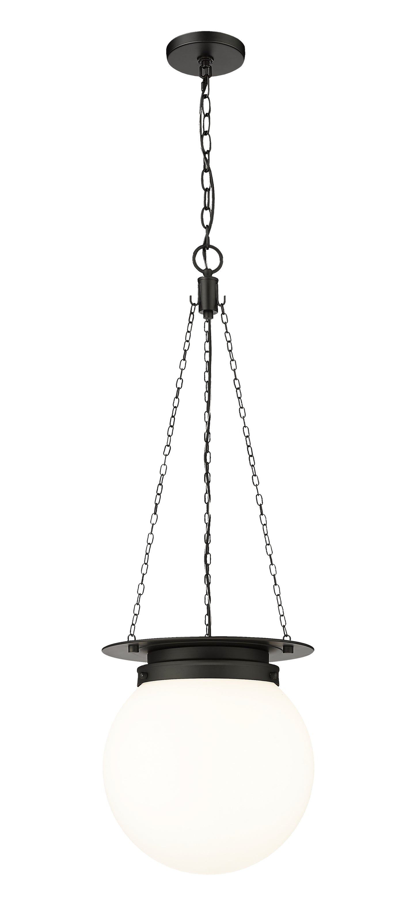 7505P13-MB - Calhoun 1 Light 13" Pendant - Matte black