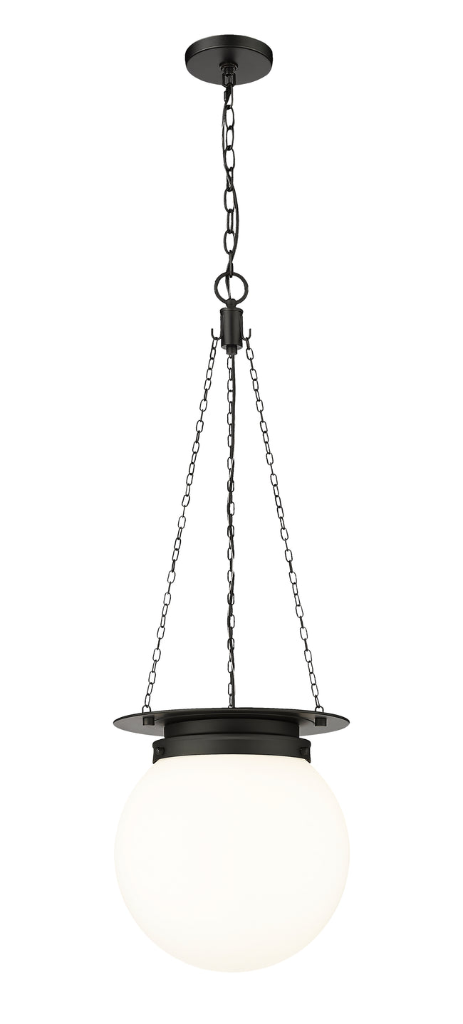 7505P13-MB - Calhoun 1 Light 13" Pendant - Matte black