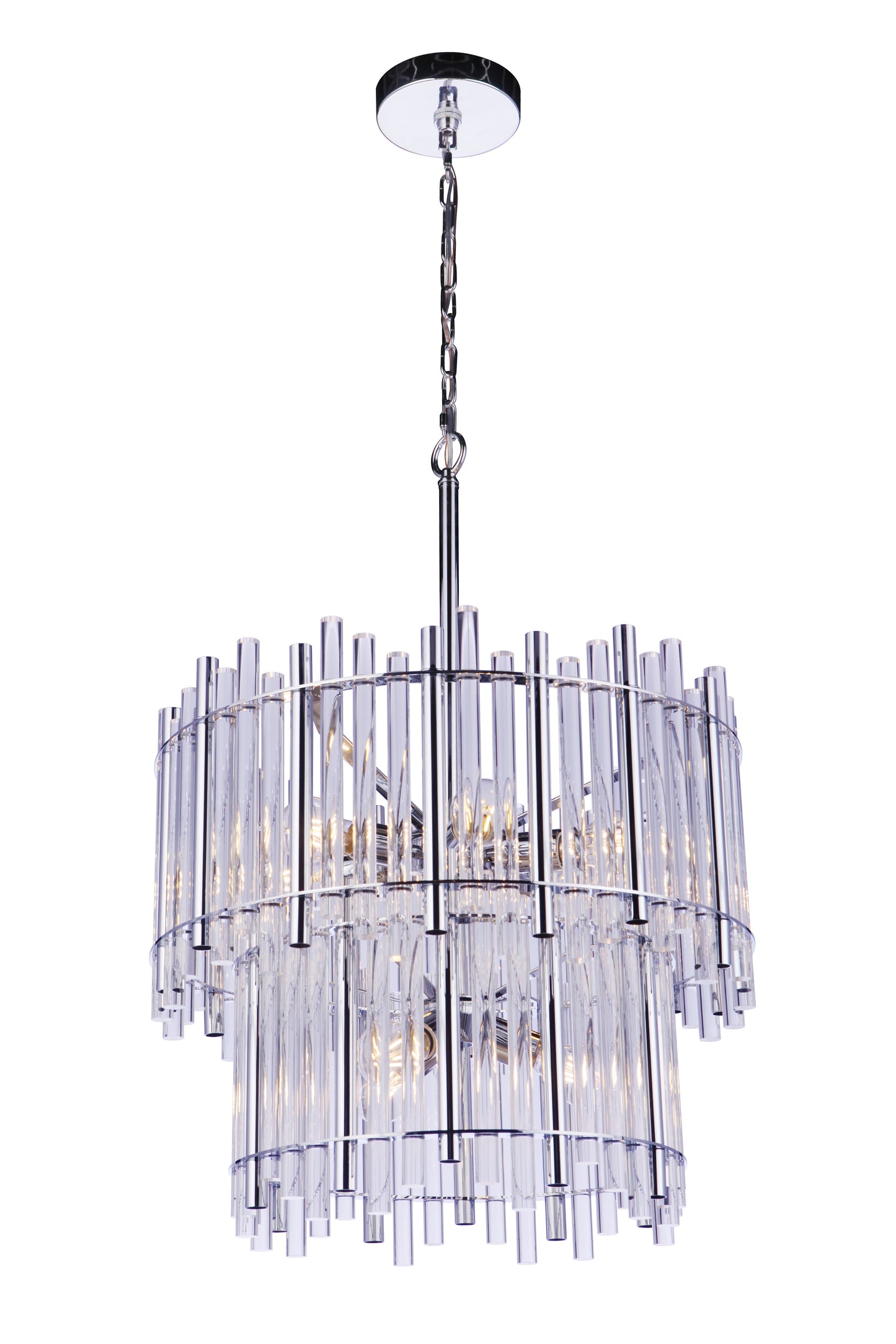 59229-CH - Reveal 9 Light 22" Wide Chandelier - Chrome