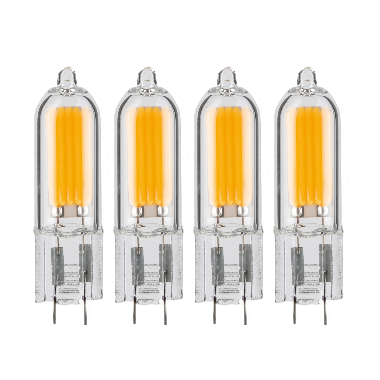770654 - 12V Dimmable T5 Clear Glass GY6.35 - 1.8 Watt - 3000K - 4 Pack