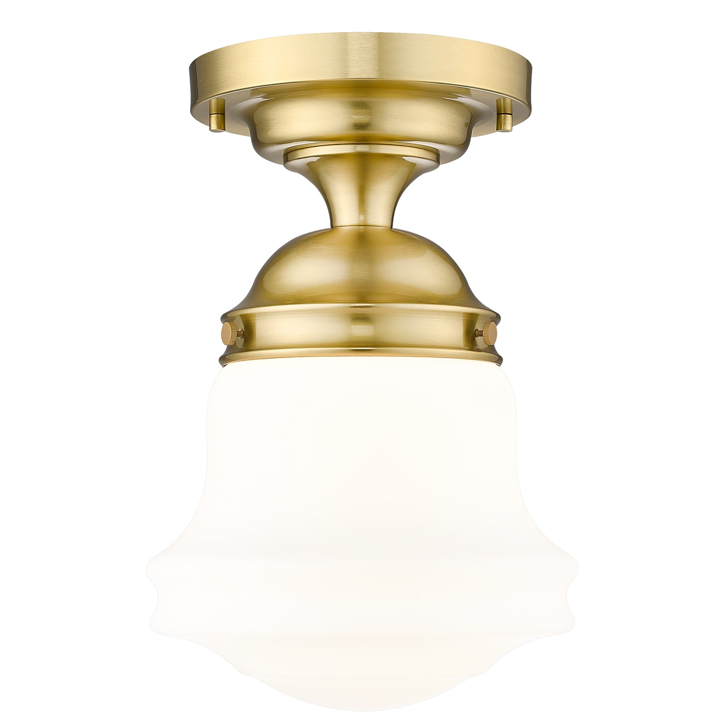 735F10-LG - Vaughn 1 Light Flush 10" Mount - Luxe Gold