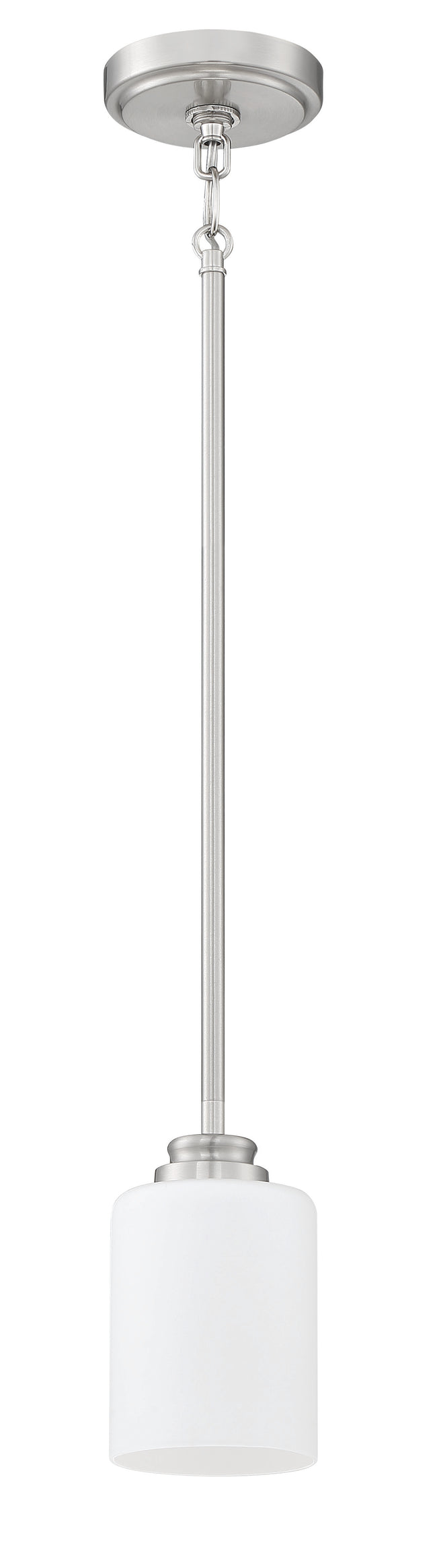 50591-BNK-WG - Bolden 1 Light 5" Wide Mini Pendant - Brushed Nickel