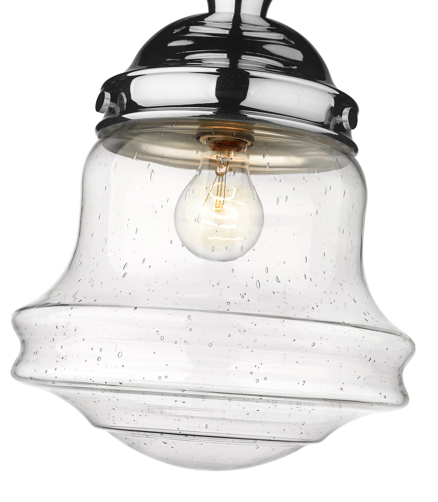 736F10-CH - Vaughn 1 Light Flush 10" Mount - Chrome