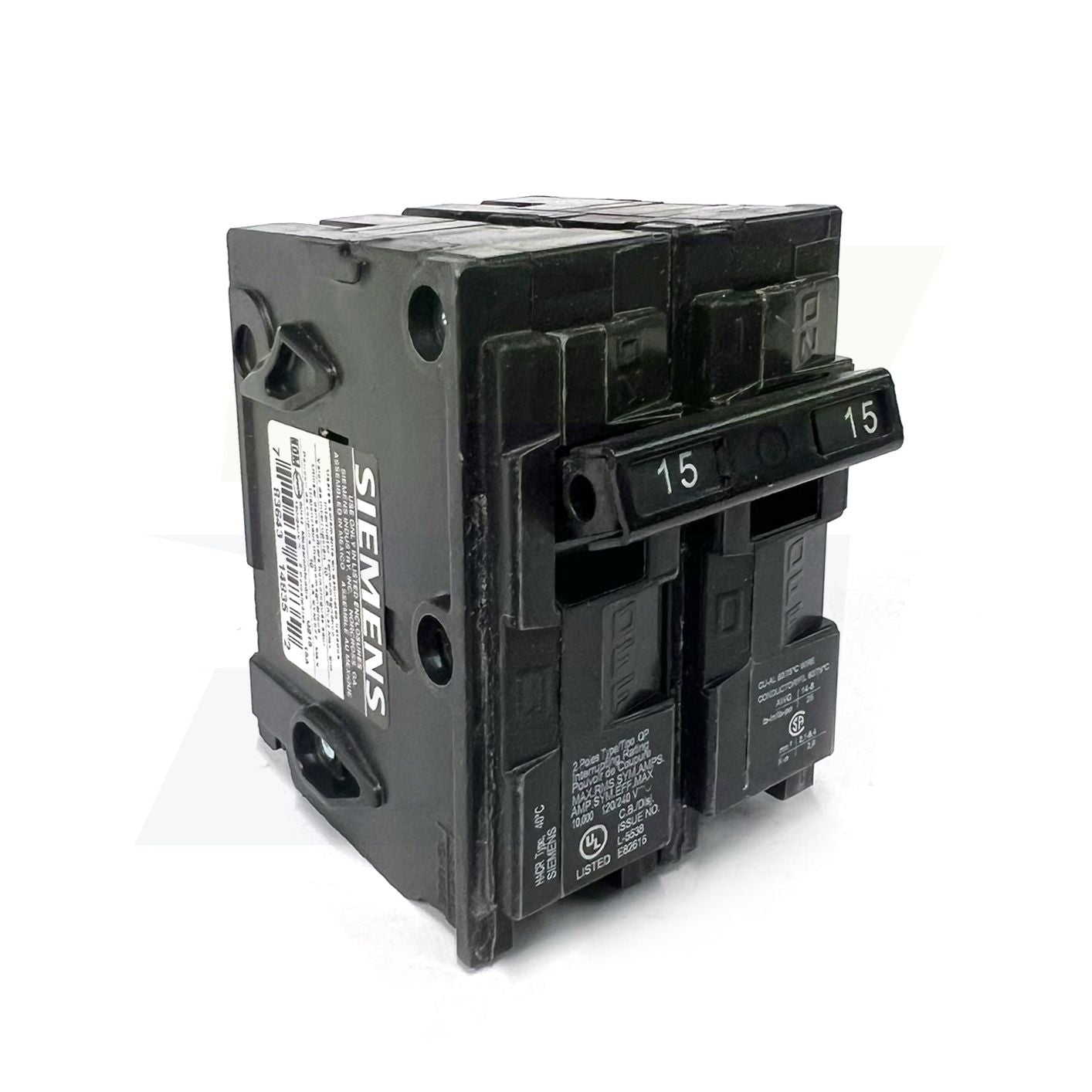 Q215 - 2-Pole Plug-In Circuit Breaker - 120/240V, 15A