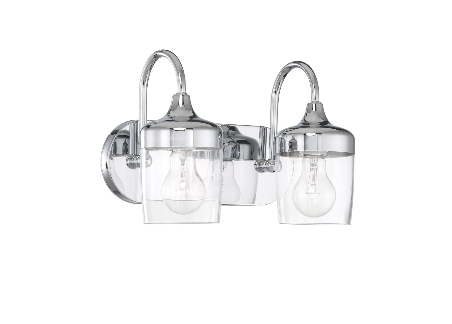 58102-CH - Wrenn 2 Light 12.75" Wide Vanity Light - Chrome
