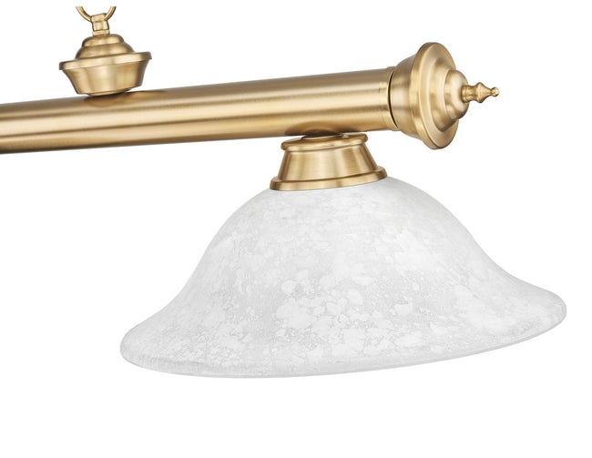 2306-3HBR-WM16 - Cordon 3 Light 58" Billiard - Heritage Brass