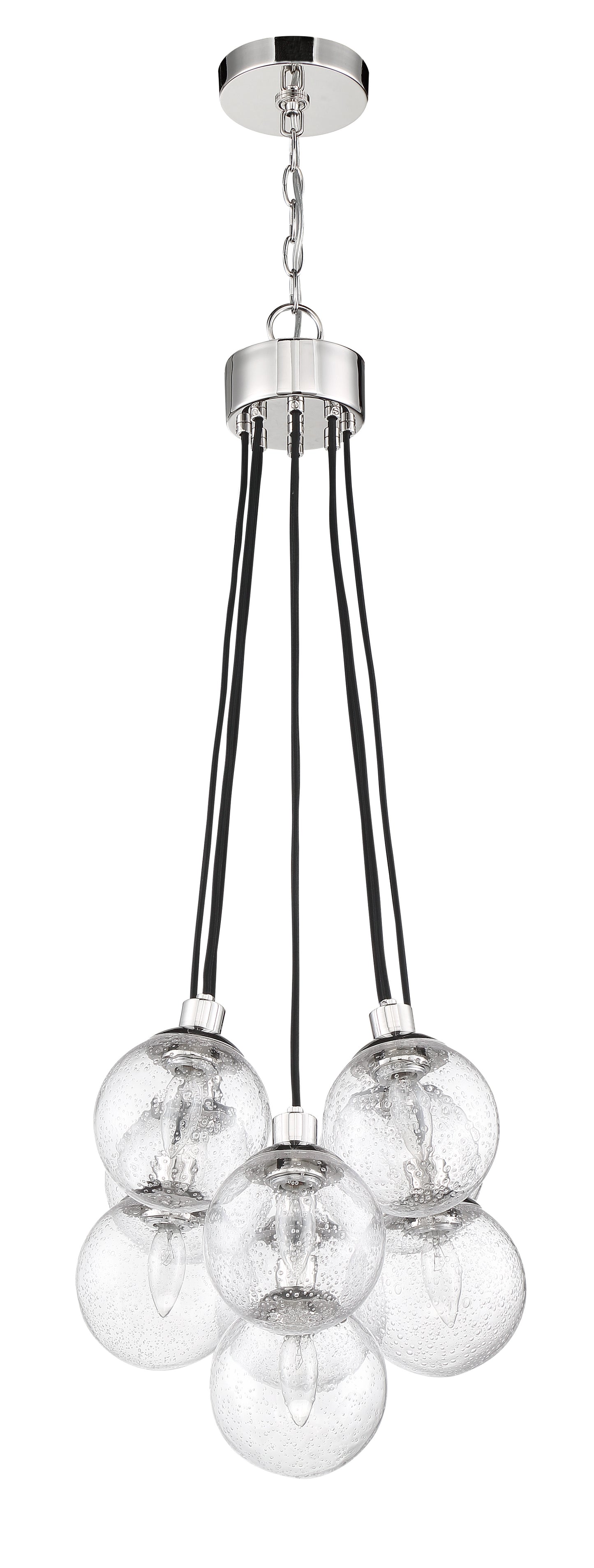 53399-CH - Que 9 Light 16" Wide Pendant - Chrome