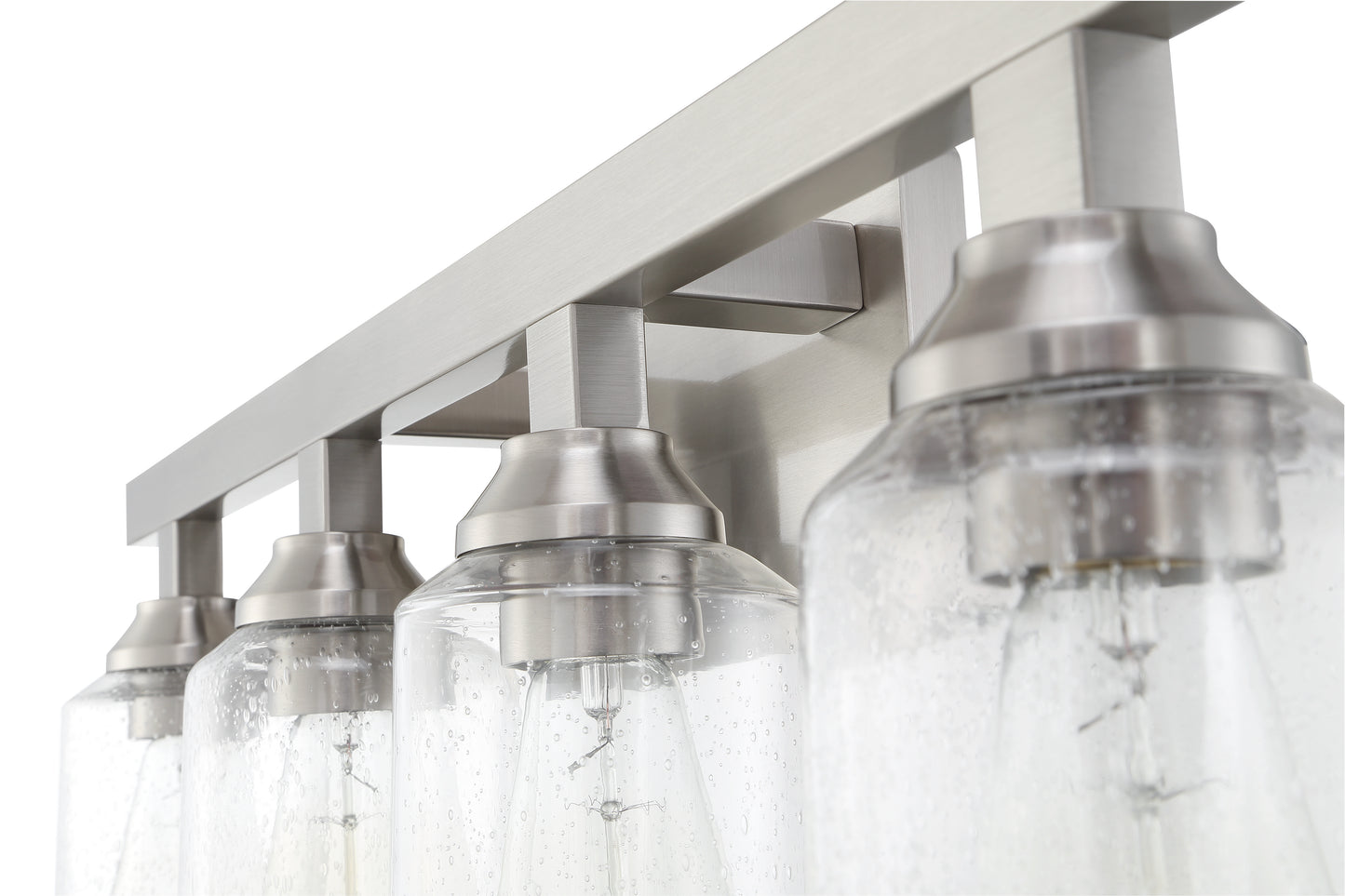 53104-BNK - Chicago 4 Light 28" Wide Vanity Light - Brushed Nickel