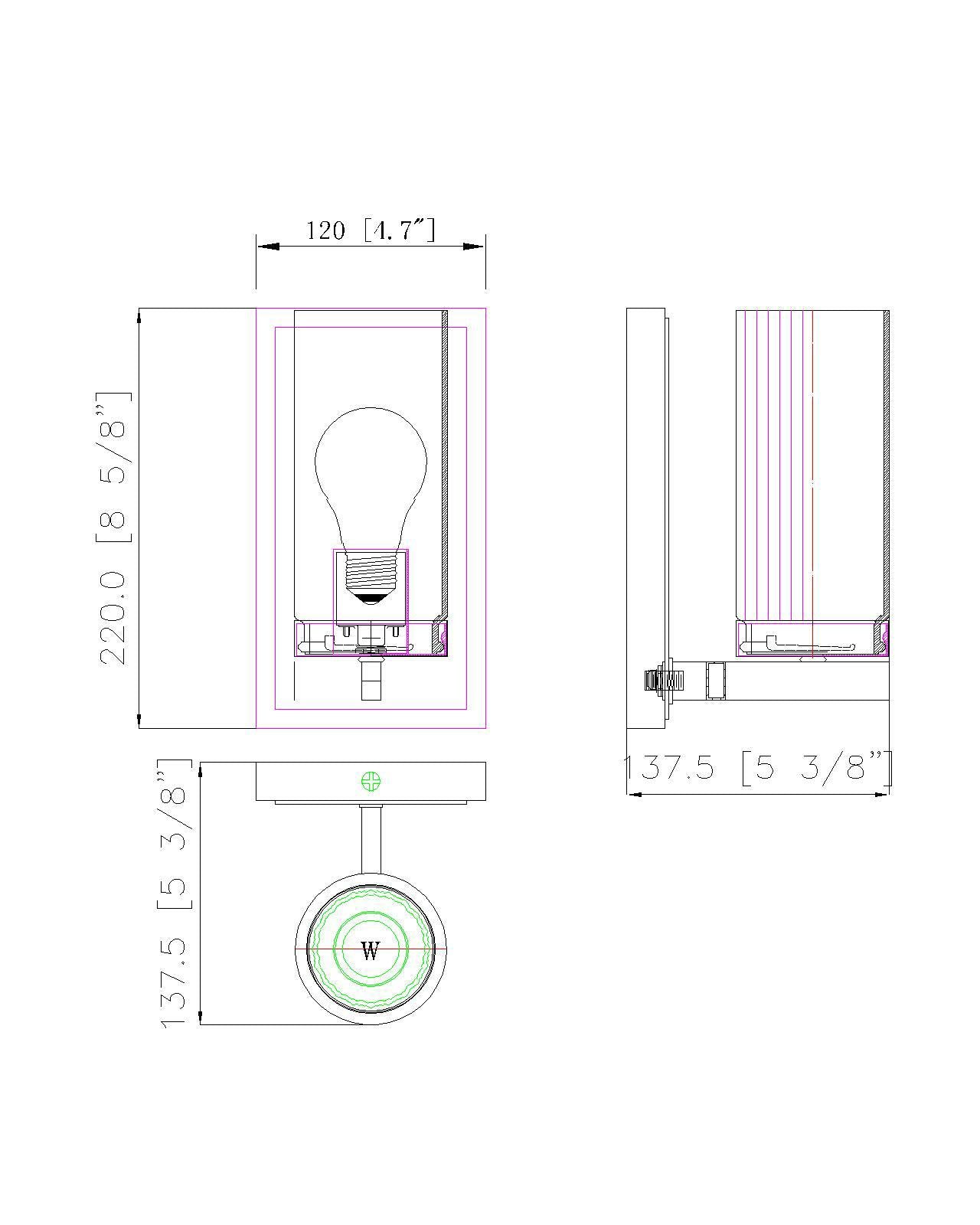 3044-1S-MB - Danica 1 Light Wall 9" Sconce - Matte Black