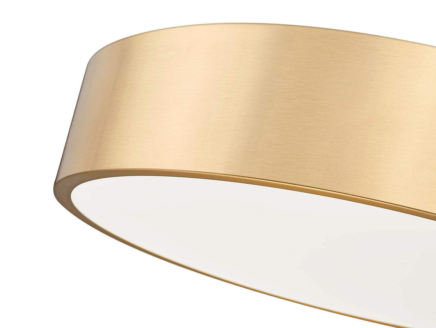 1017F20-MGLD-LED - Coronado 1 Light Flush 20" Mount - Modern Gold