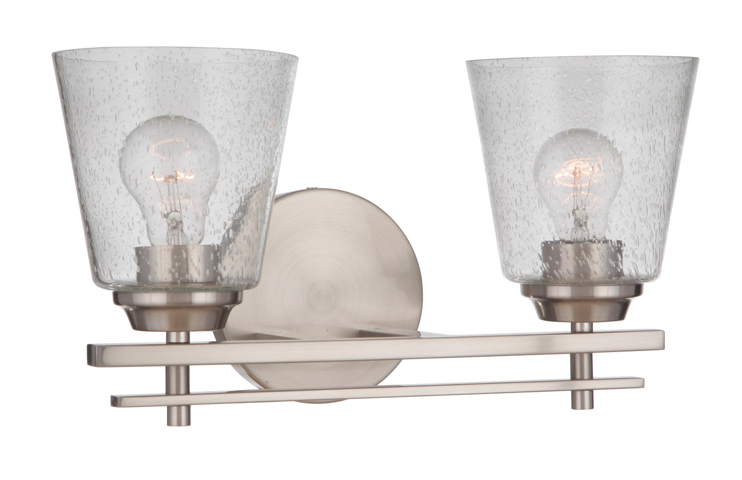 19616BNK2 - Drake 2 Light 16" Wide Vanity Light - Brushed Nickel