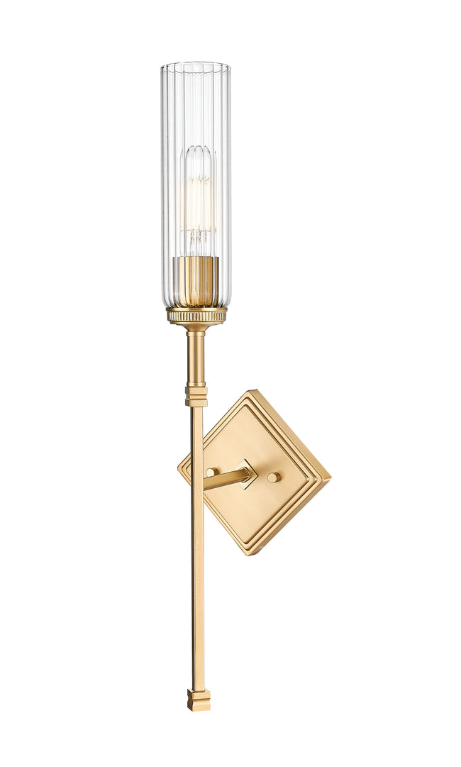 3047-1S-MGLD - Esme 1 Light Wall 24" Sconce - Modern Gold