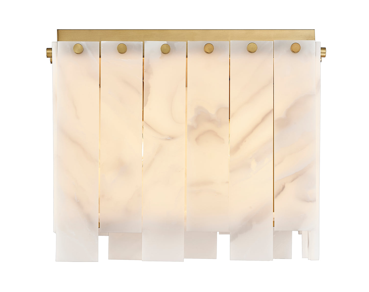 345F13-RB - Viviana 4 Light Flush 13" Mount - Rubbed Brass
