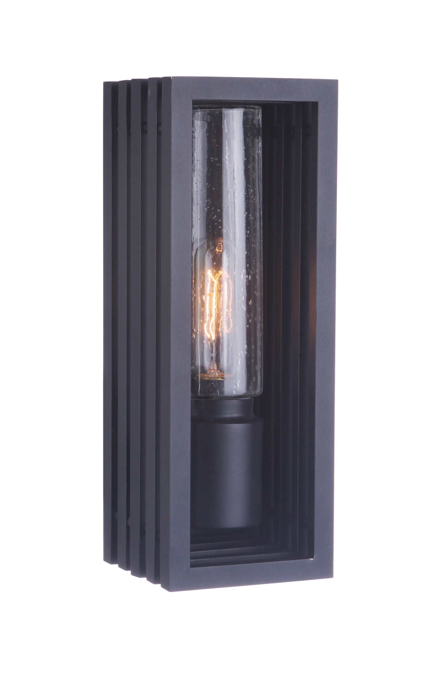 ZA2800-TB - Carmel 1 Light 14" High Outdoor Wall Lantern - Textured Black