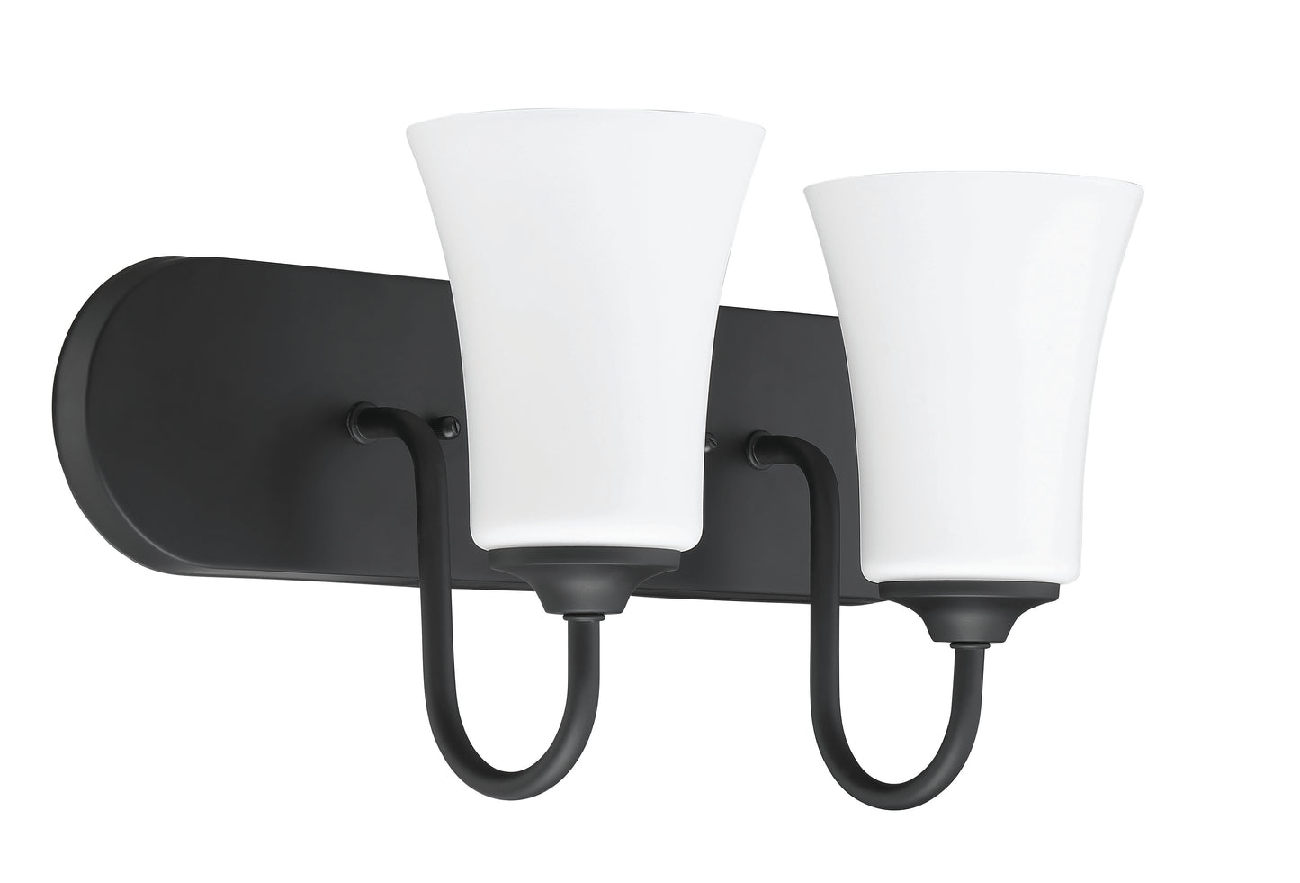 50402-FB-WG - Gwyneth 2 Light 18" Wide Vanity Light - Flat Black