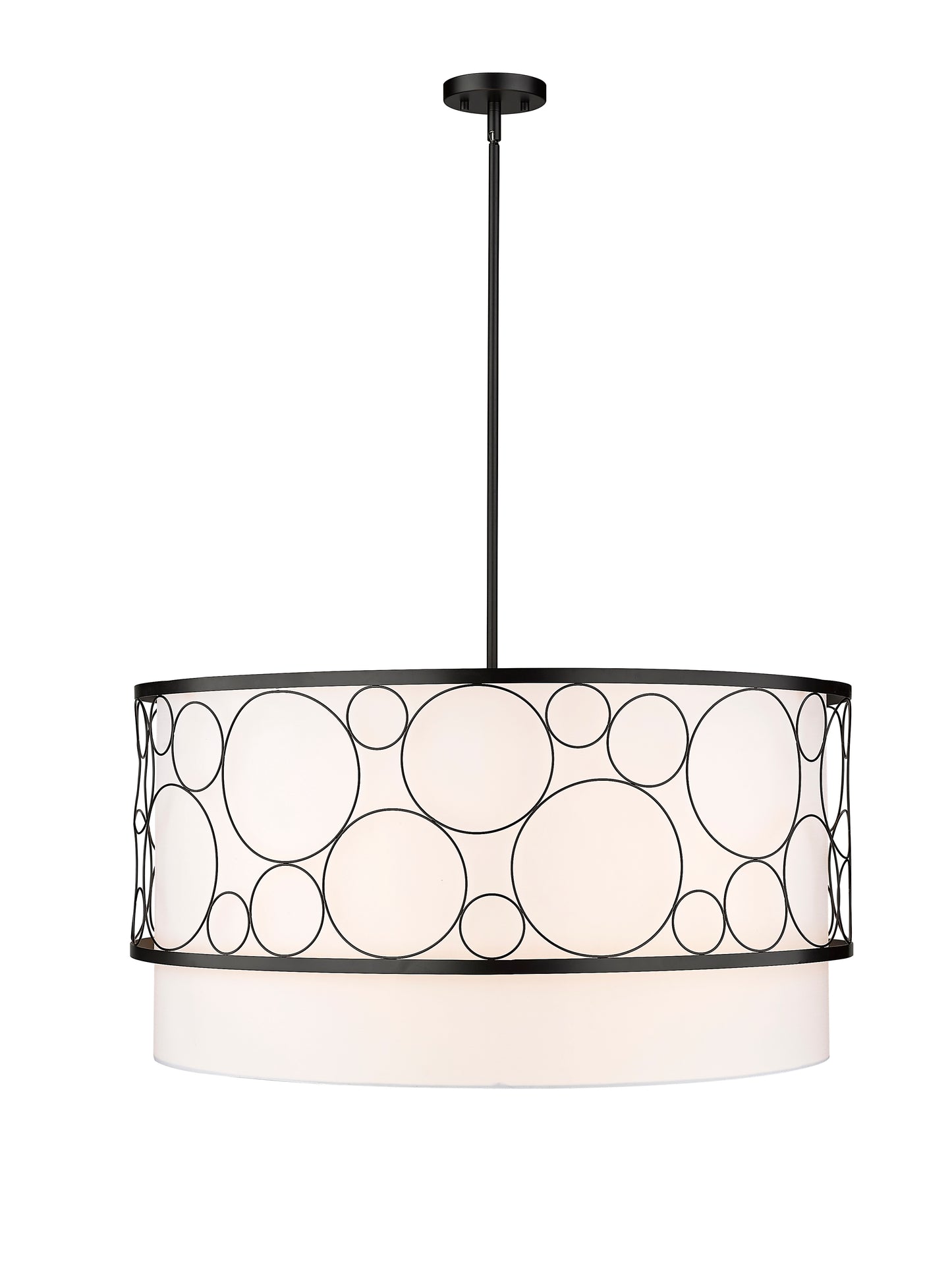 197-32MB - Kendall 5 Light 32" Chandelier - Matte Black