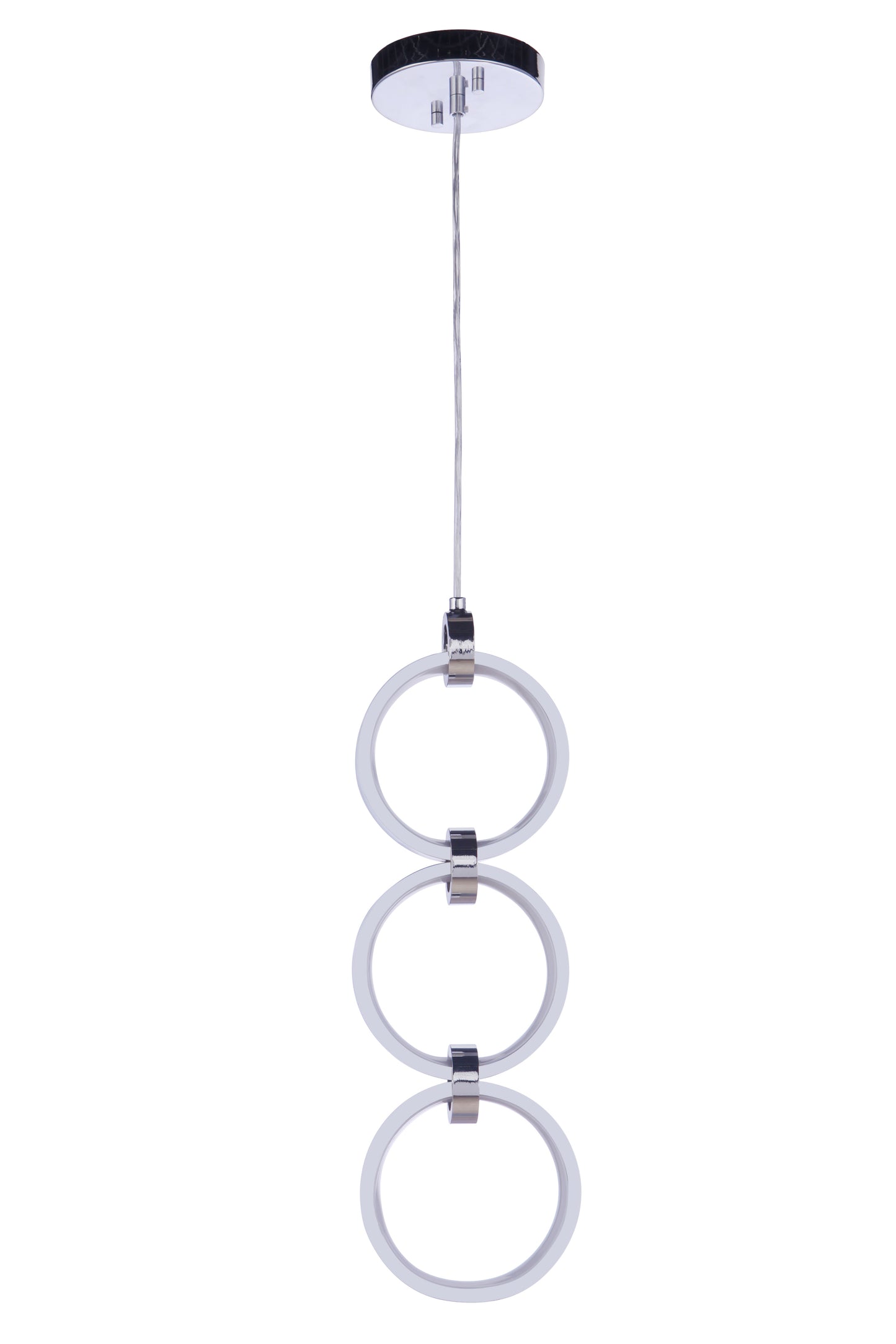 59393-CH-LED - Context 3 Light 5.13" Wide Pendant - Chrome