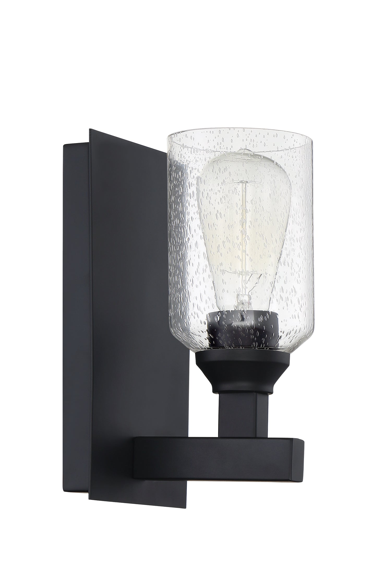 53161-FB - Chicago 1 Light 10" High Wall Sconce - Flat Black