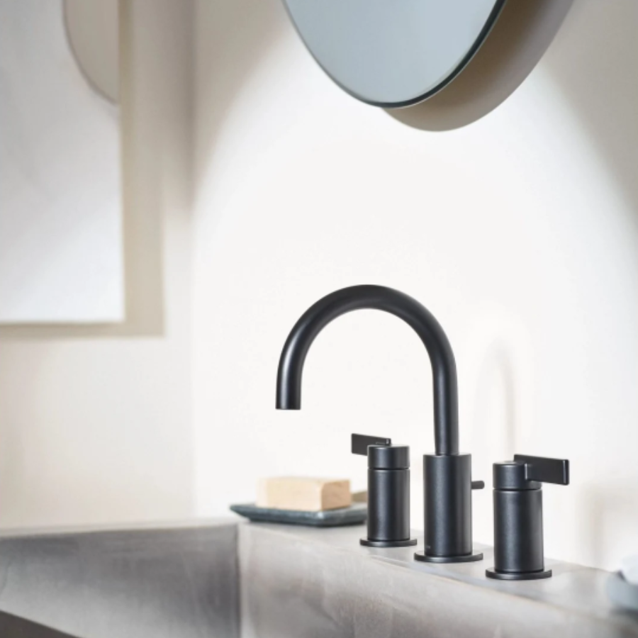T6222BL - Cia Two-Handle Bathroom Faucet - Matte Black