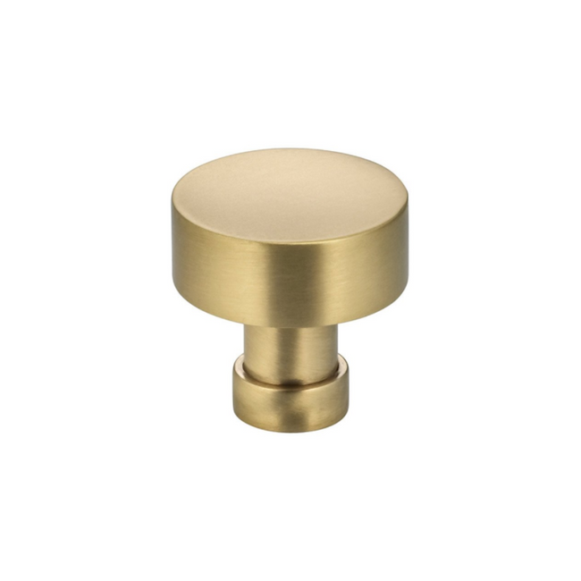 9035/32.4 - 1 1/4" - Cabinet Knob - Satin Brass Lacquered