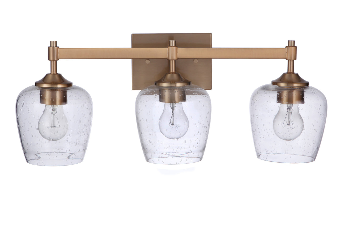 12422SB3 - Stellen 3 Light 22" Wide Vanity Light - Satin Brass