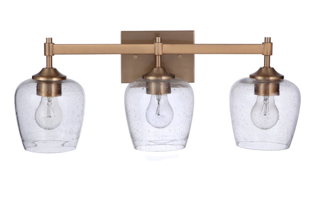 12422SB3 - Stellen 3 Light 22" Wide Vanity Light - Satin Brass