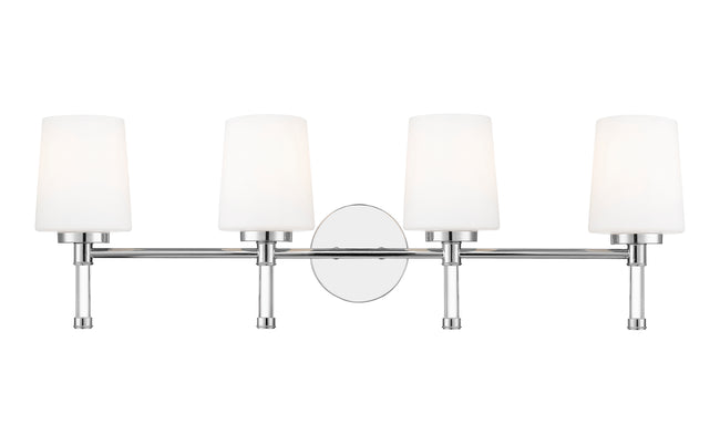 7700-4V-CH - Henri 4 Light 32" Vanity - Chrome