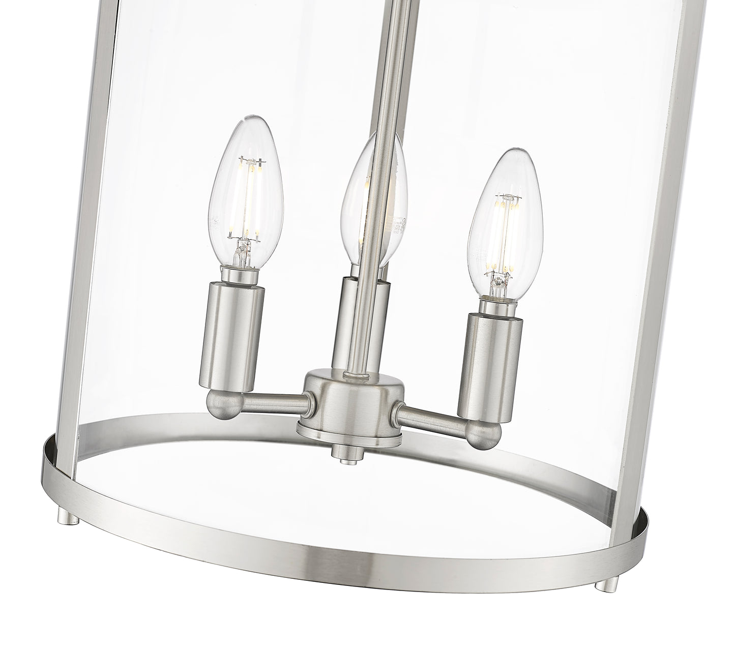 742F13-BN - Thayer 3 Light Flush 13" Mount - Brushed Nickel