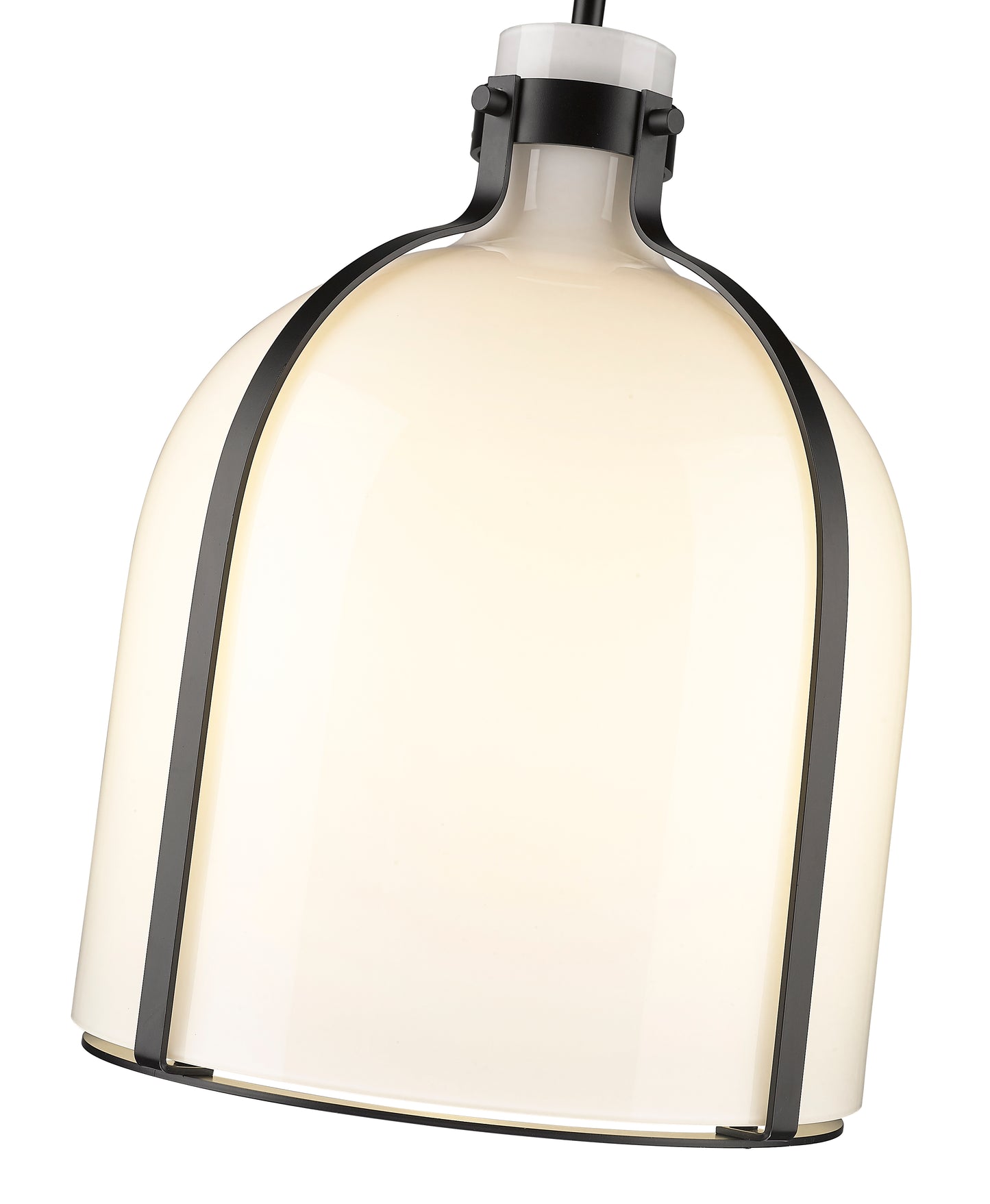 818-12MB - Pearson 1 Light 12" Pendant - Matte Black