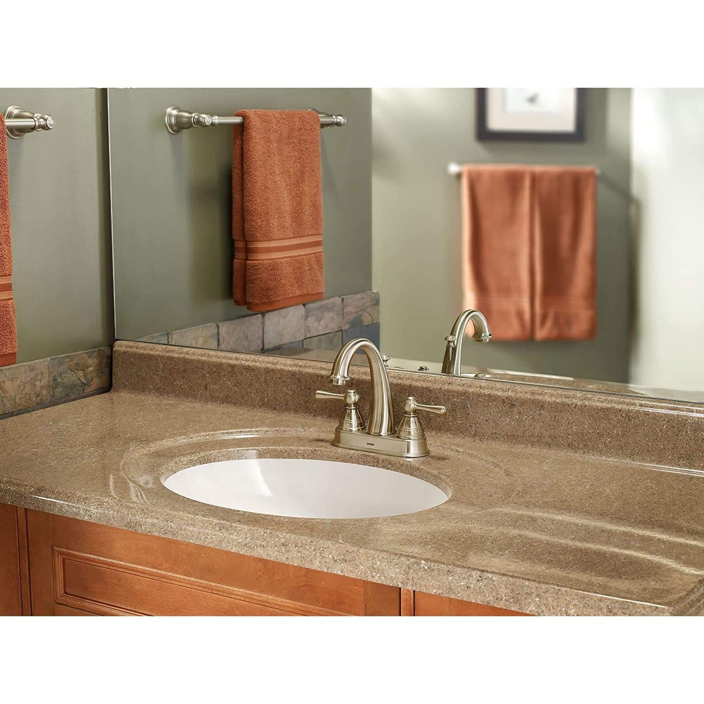 YB5424BN - Kingsley 24" Bathroom Towel Bar - Brushed Nickel