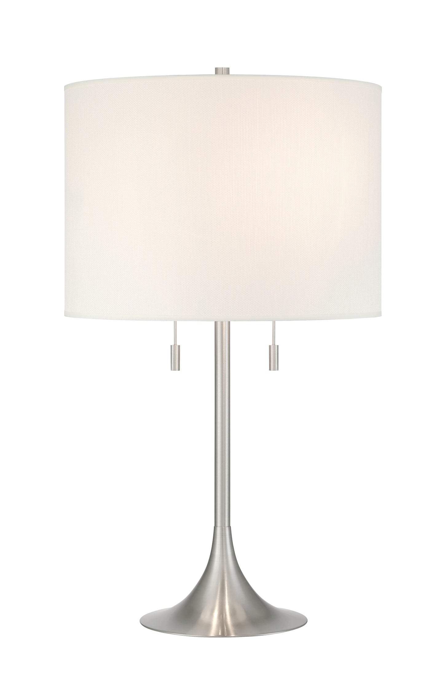 87003BNK-T - Neely 2 Light 30" High Table Lamp - Brushed Nickel