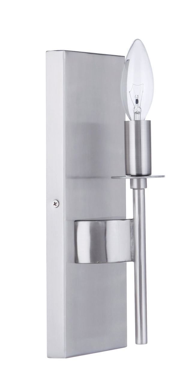 54361-BNK - Larrson 1 Light 11" High Wall Sconce - Brushed Nickel