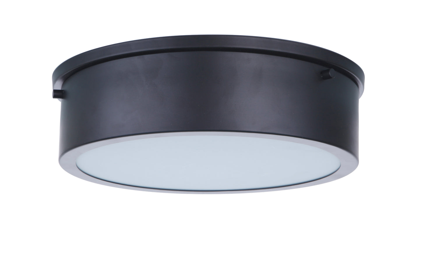 X6711-FB-LED - Fenn 1 Light 11" Wide Flush Mount - Flat Black