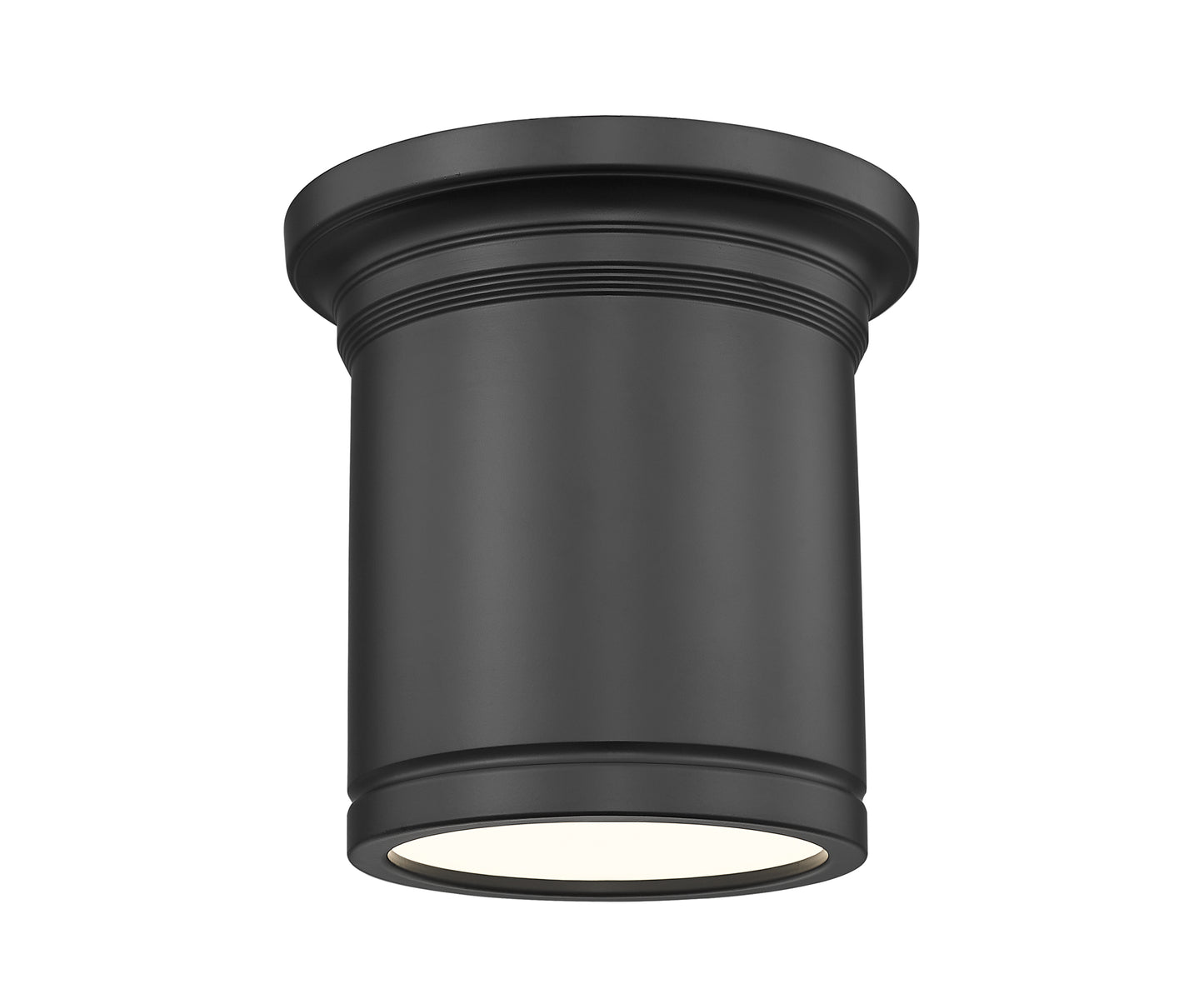 7702F8-MB-LED - Bentley 1 Light Flush 8" Mount - Matte Black