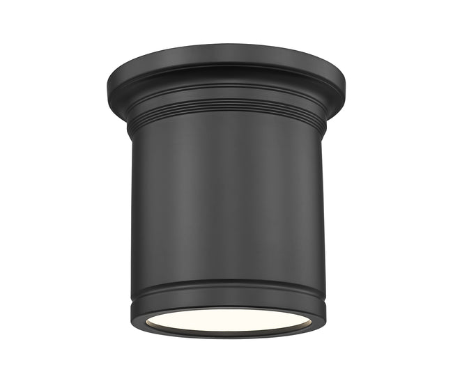 7702F8-MB-LED - Bentley 1 Light Flush 8" Mount - Matte Black