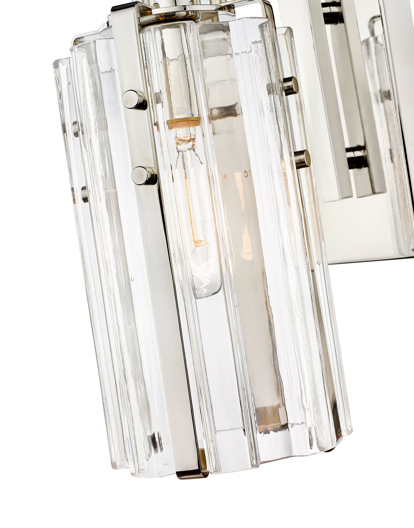 3036-1S-PN - Alverton 1 Light Wall 12" Sconce - Polished Nickel