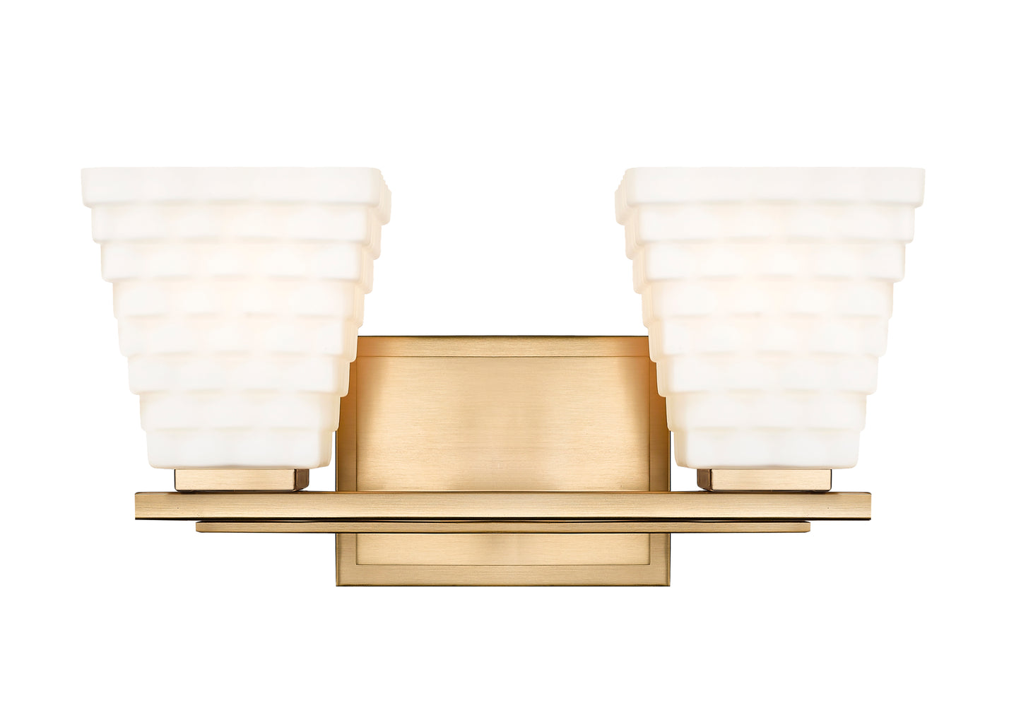 7514-2V-MGLD - Annalise 2 Light 14" Vanity - Modern Gold