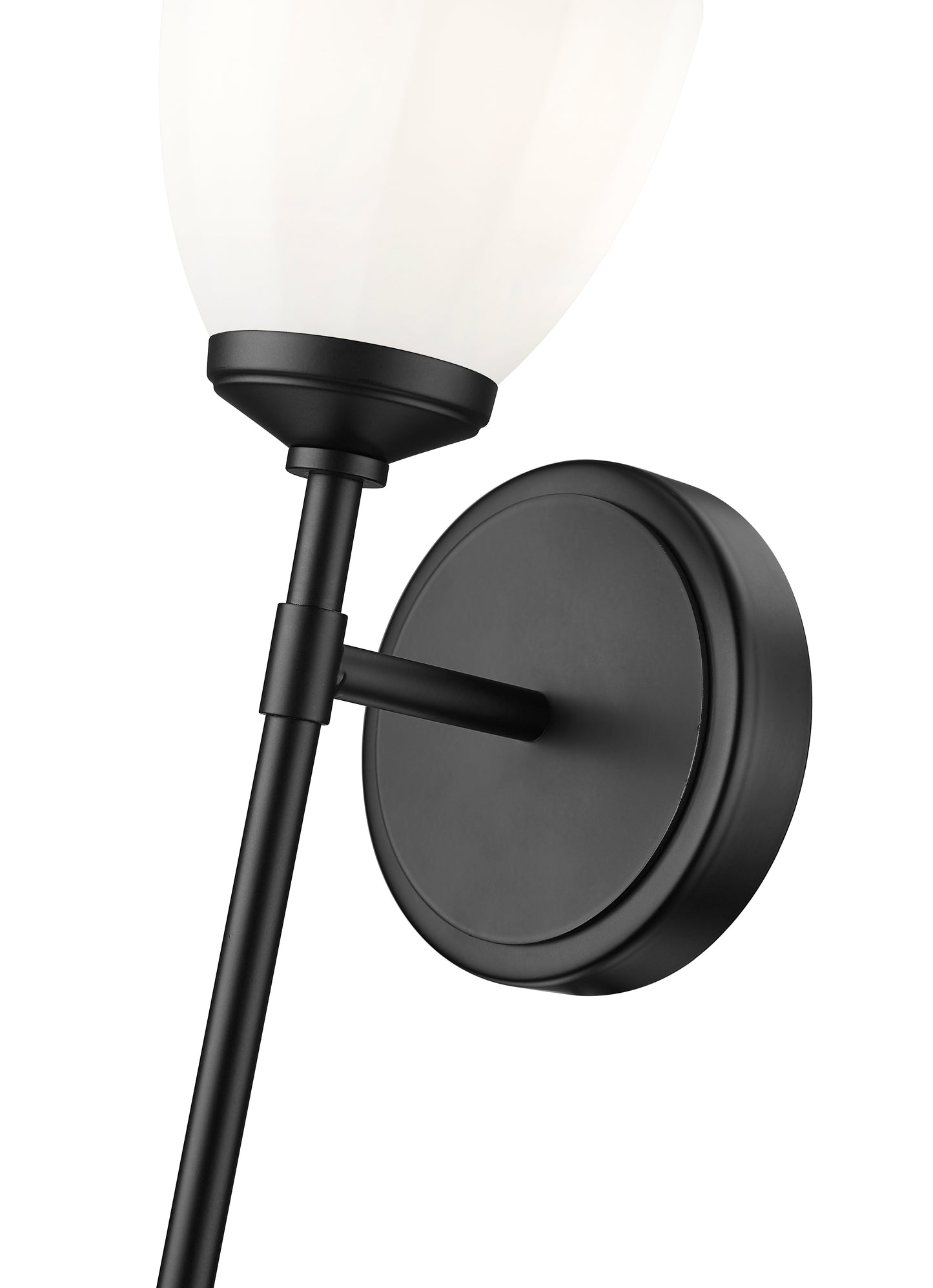 7004-1S-MB - Oren 1 Light Wall 19" Sconce - Matte Black