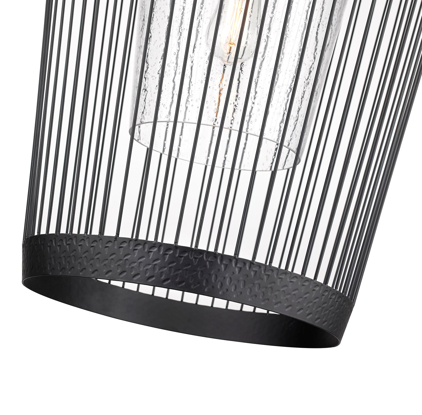 342P19-MB - Lido 1 Light 18" Pendant - Matte Black
