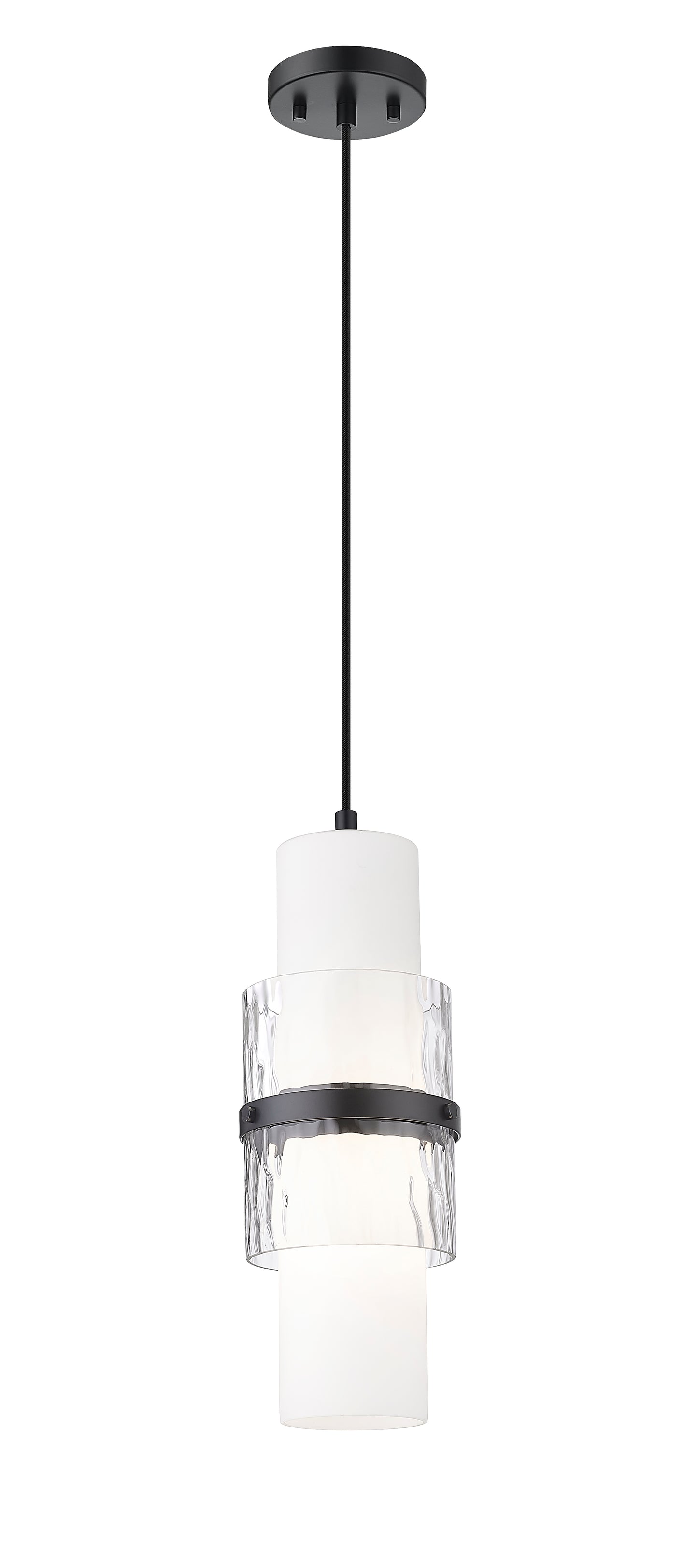 1946P-MB - Cayden 1 Light 6" Pendant - Matte Black