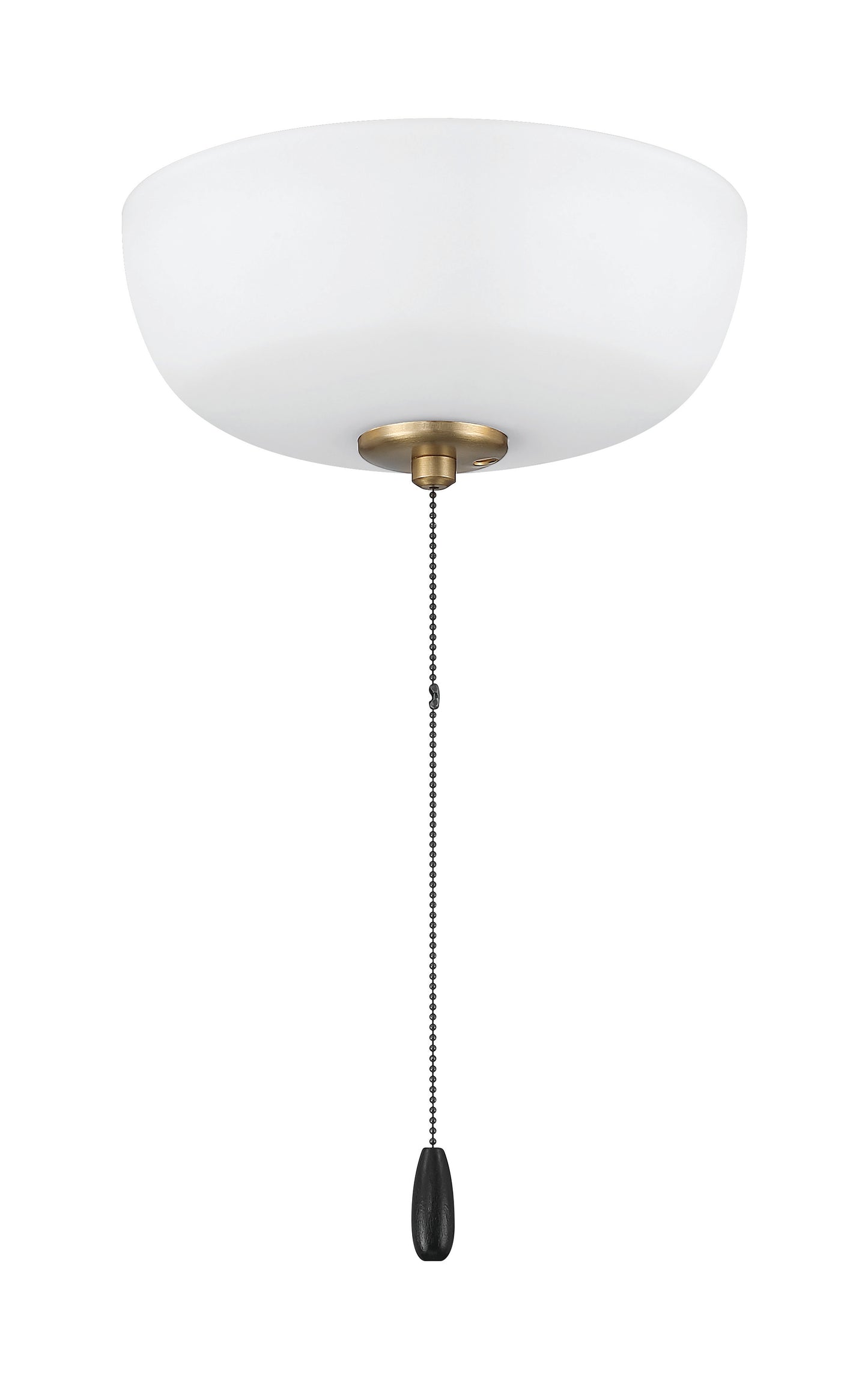 LK2601-2LWF-SB - 2 Light Bowl Light Kit in Satin Brass (White Frost Glass)