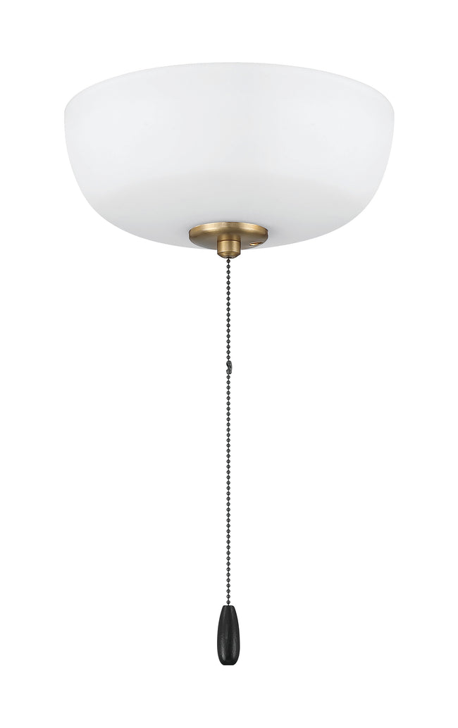 LK2601-2LWF-SB - 2 Light Bowl Light Kit in Satin Brass (White Frost Glass)