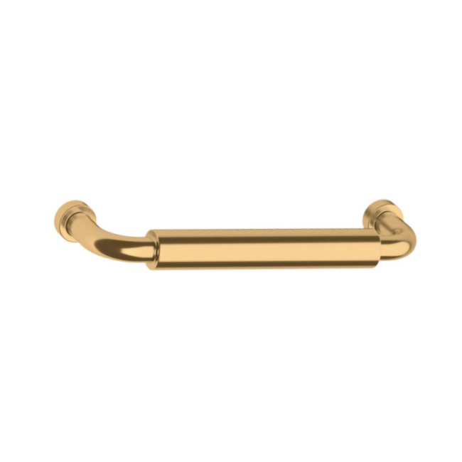 4400031 - 4" Centers - Hollywood Hills Pull - Unlacquered Brass