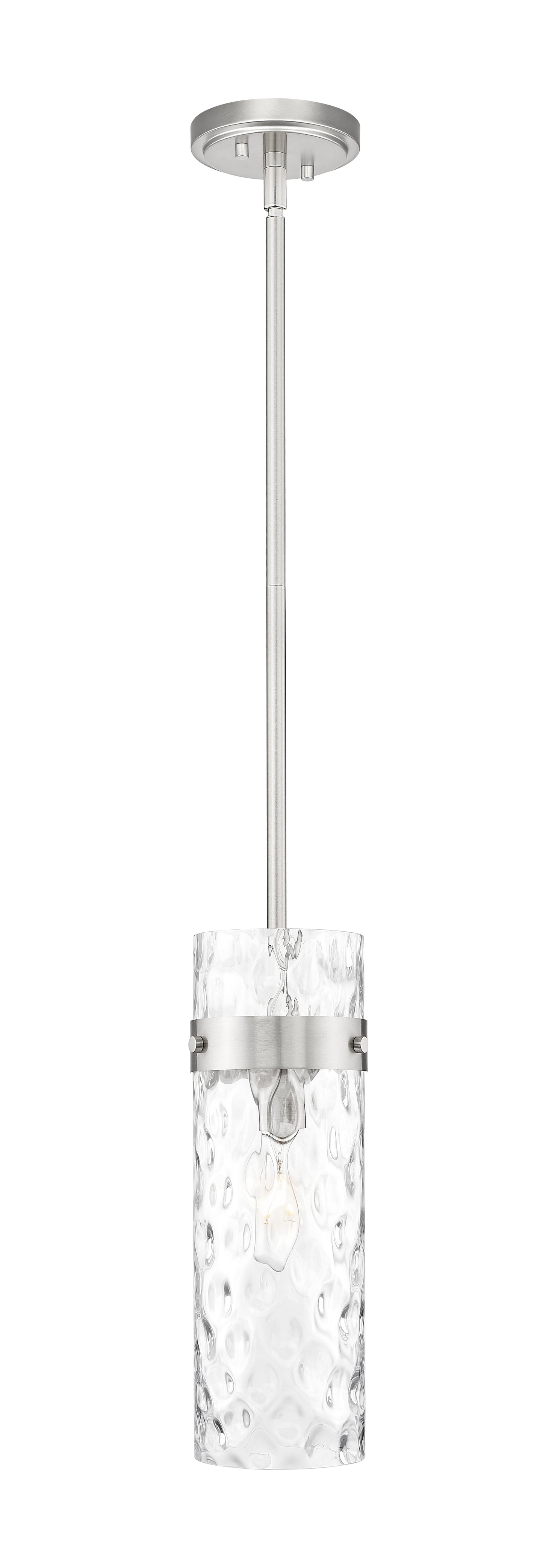 7002P5-ROD-BN - Fontaine 1 Light 6" Pendant - Brushed Nickel