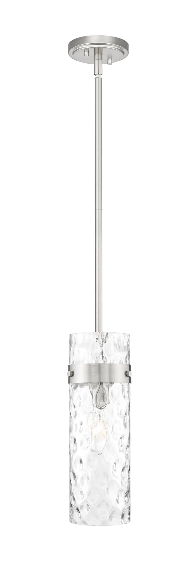 7002P5-ROD-BN - Fontaine 1 Light 6" Pendant - Brushed Nickel