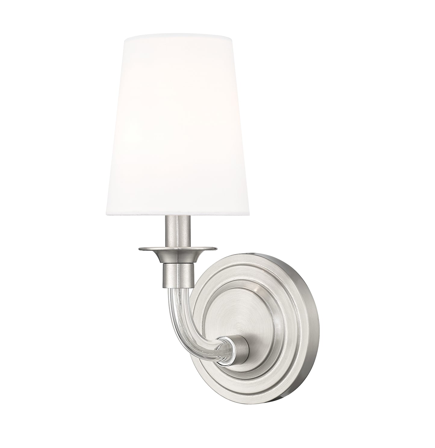 1950-1S-BN - Katerina 1 Light Wall 12" Sconce - Brushed Nickel