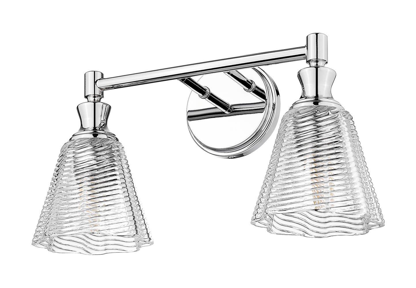 7704-2V-CH - Auden 2 Light 18" Vanity - Chrome