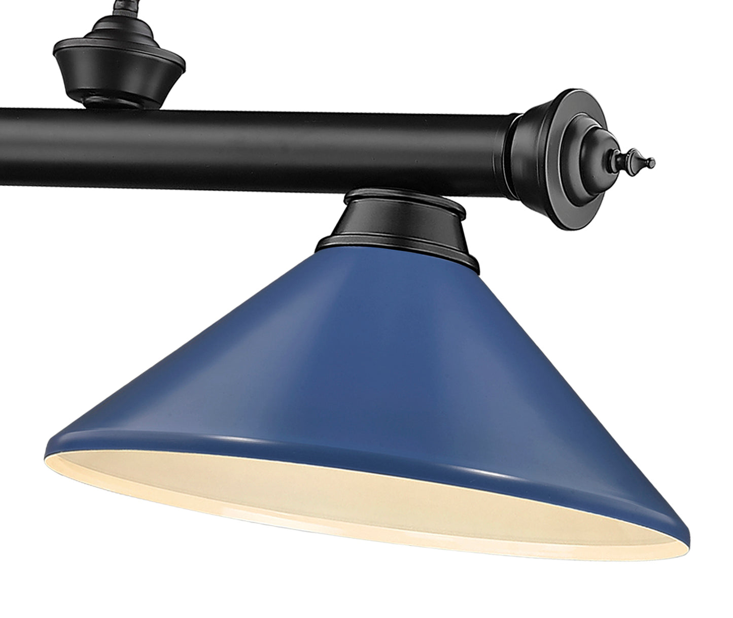 2306-3MB-MNB - Cordon 3 Light 58" Billiard - Matte Black
