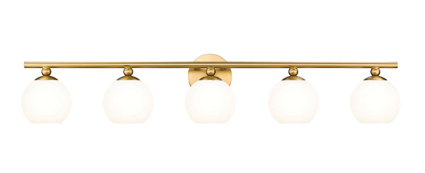 1100-5V-MGLD - Neoma 5 Light 38" Vanity - Modern Gold