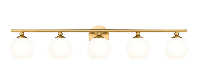 1100-5V-MGLD - Neoma 5 Light 38" Vanity - Modern Gold